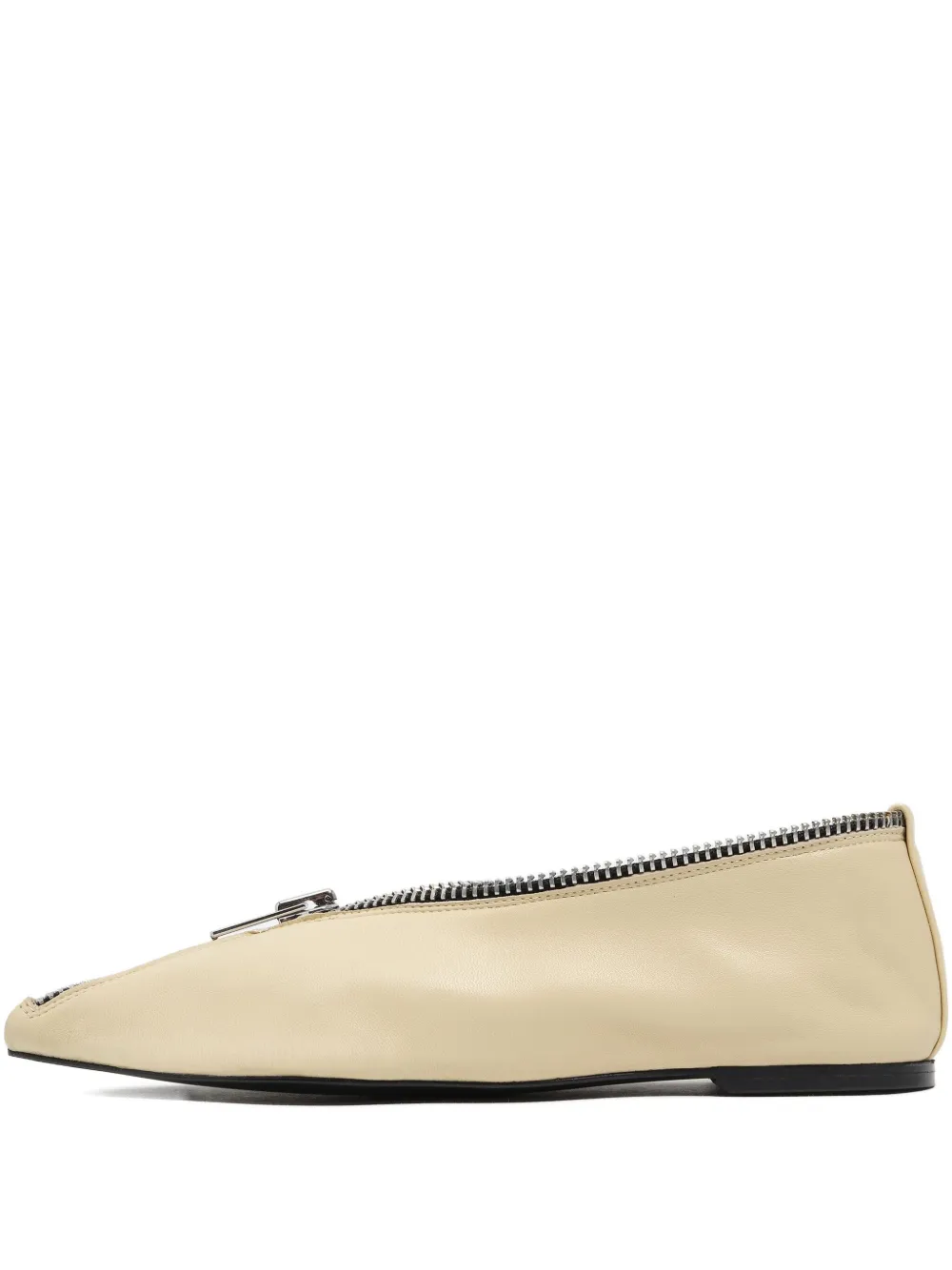 Bimba Y Lola Pointed-toe Flat Pumps In White