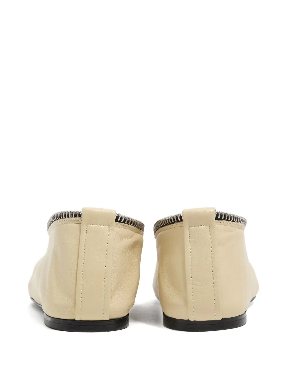 Bimba Y Lola Pointed-toe Flat Pumps In White