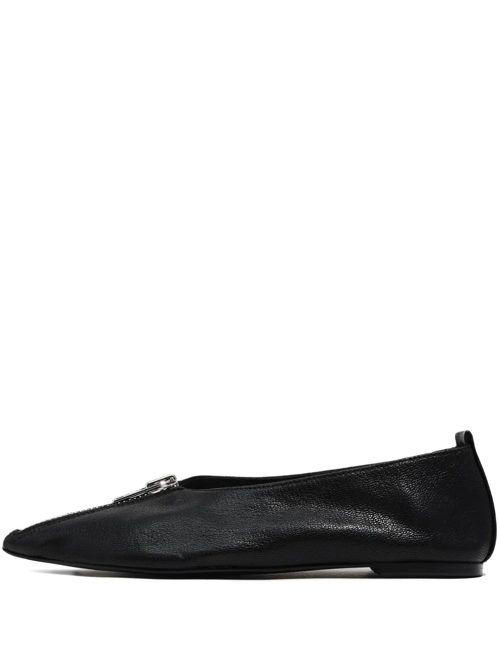 Bimba Y Lola Pointed-toe Flat Pumps In Black