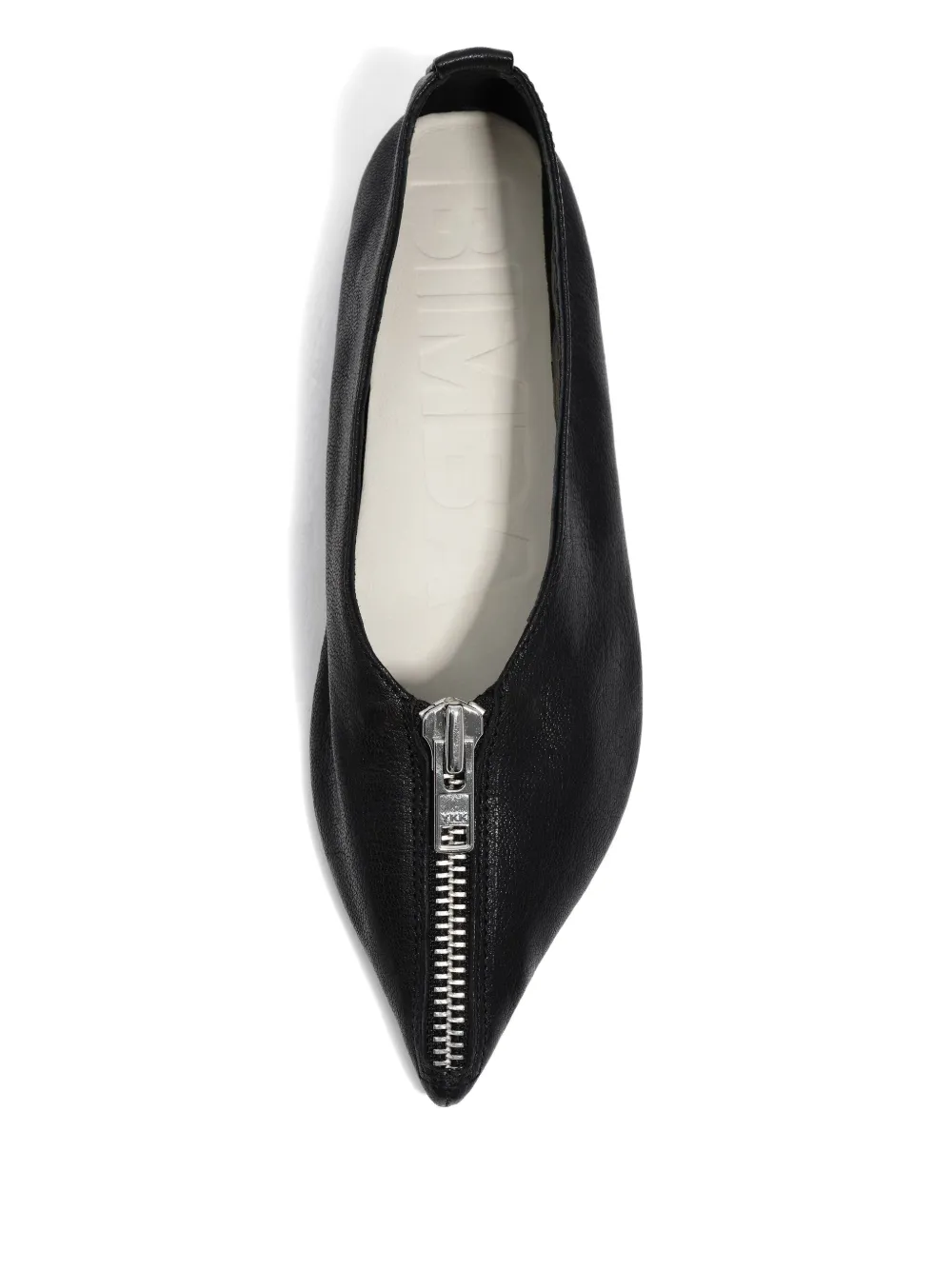 Bimba Y Lola Pointed-toe Flat Pumps In Black