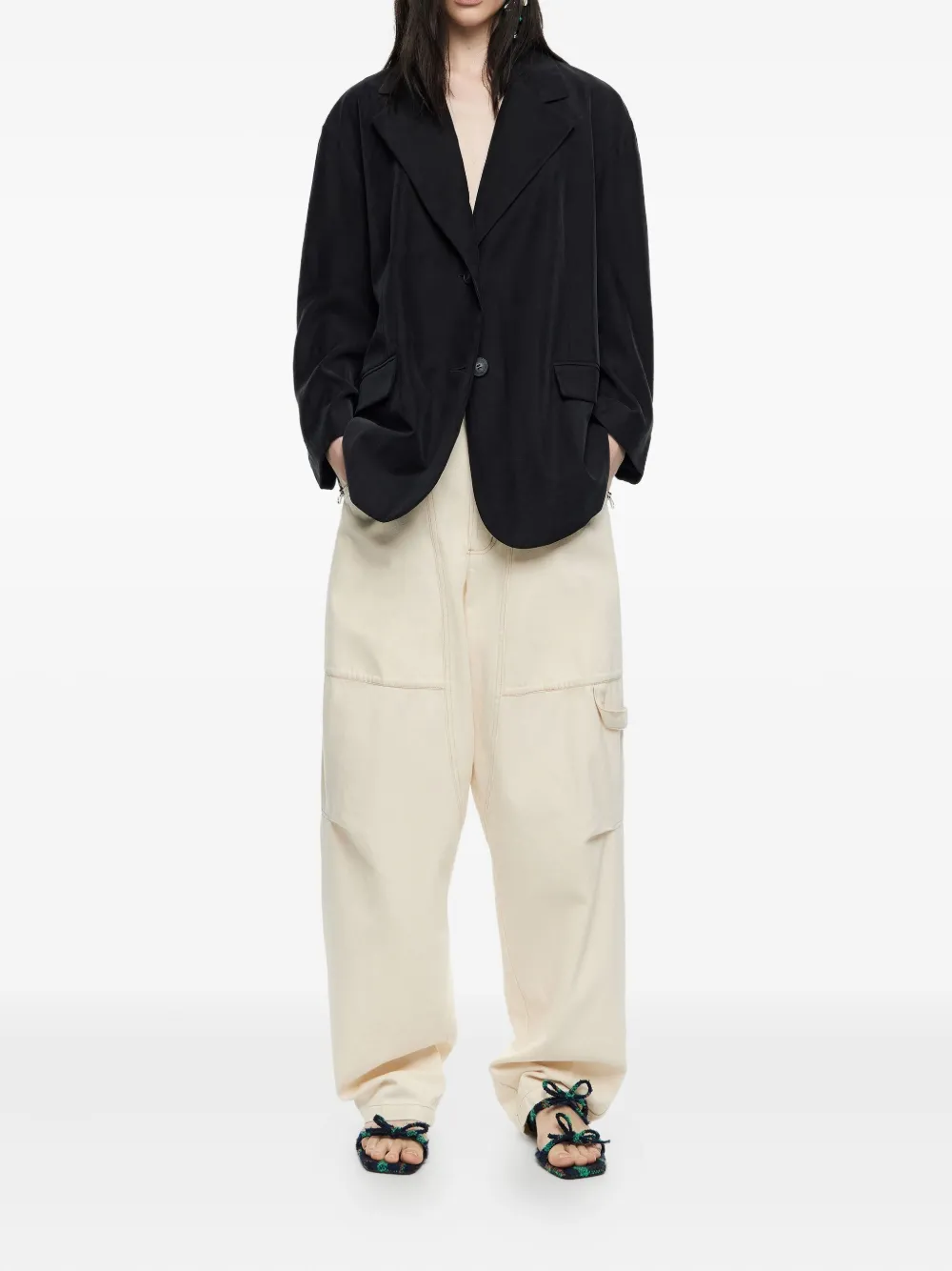 Bimba y Lola buttoned long-sleeved blazer | Blazers | Image 2