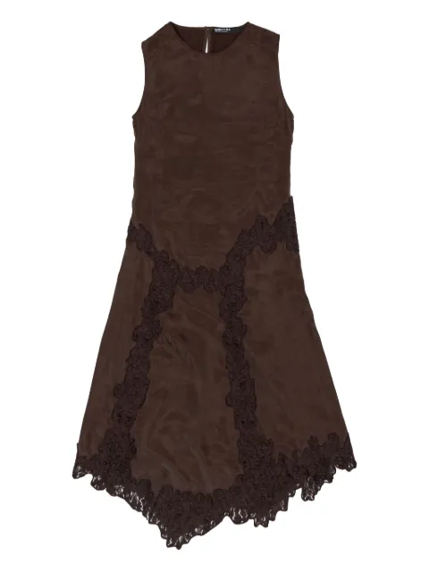 Bimba y Lola lace-trimmed asymmetrical dress