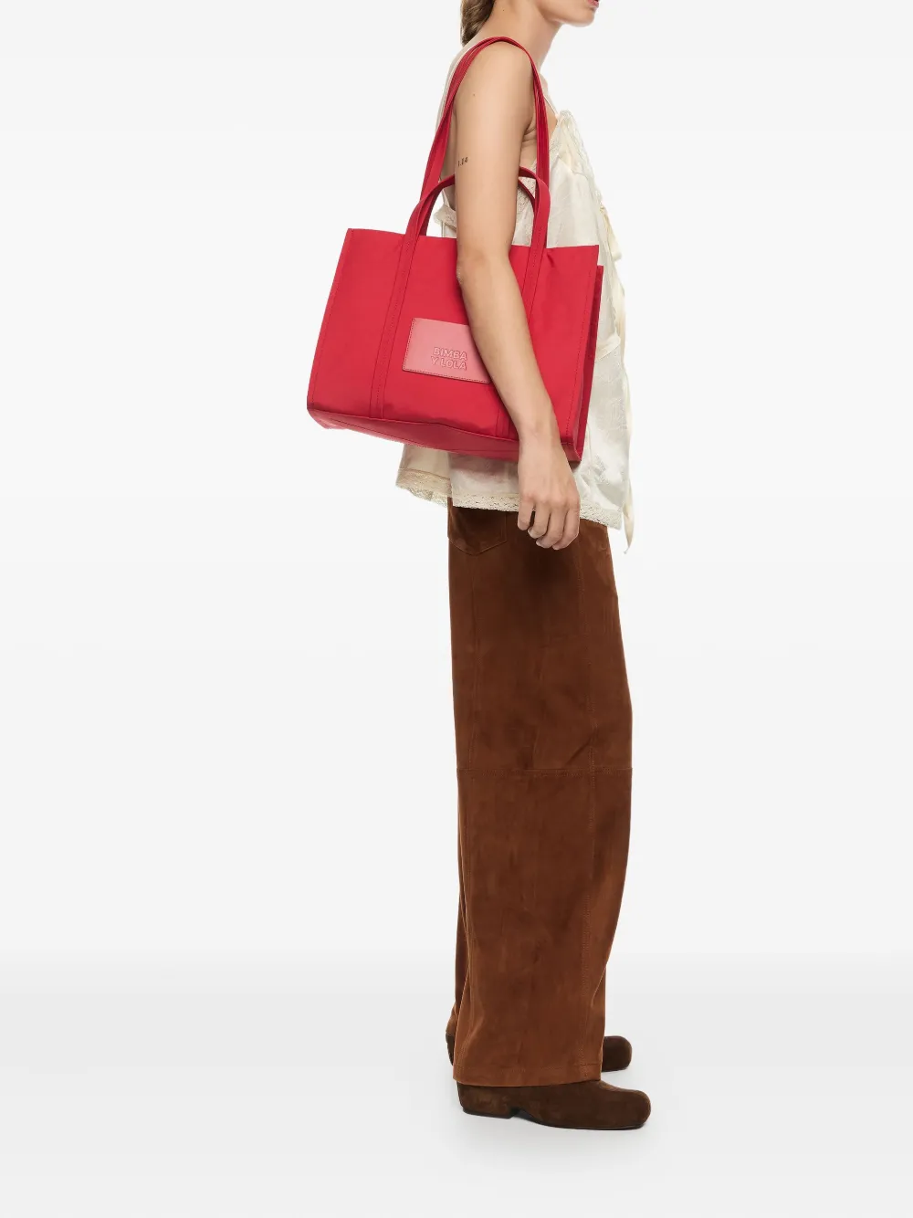 Bimba y Lola Heuptas met logoplakkaat - Rood