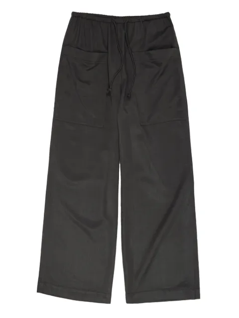 Bimba y Lola drawstring patch-pocket trousers