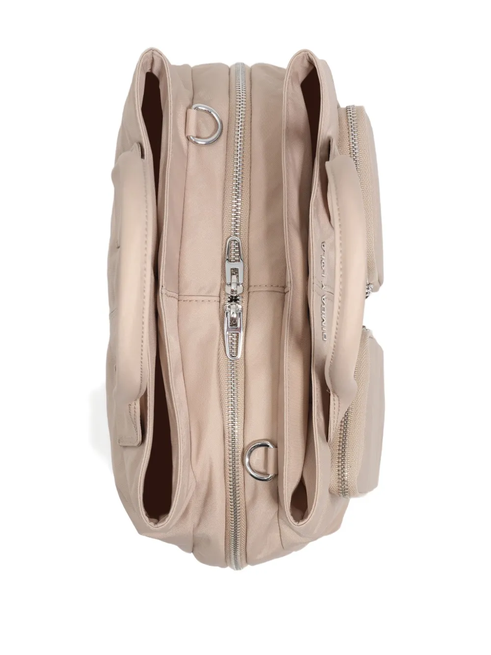 Bimba Y Lola Zip-top Pocket Shoulder Bag In Neutral
