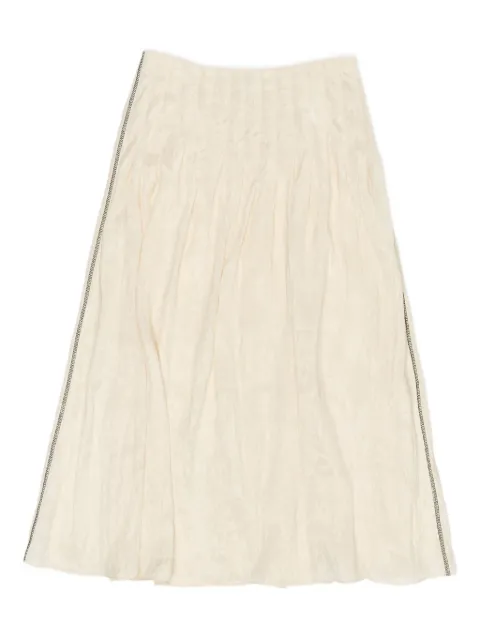 Bimba y Lola pleated side-seam skirt
