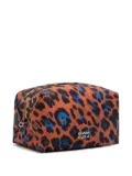 Bimba y Lola leopard-print zip-top make-up bag - Red