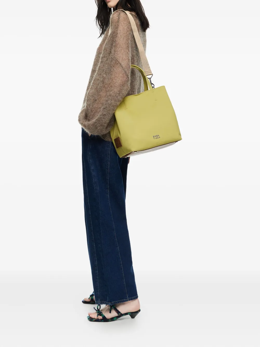 Bimba y Lola Chihuahua grote shopper - Groen