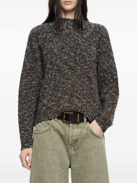 Bimba y Lola high-neck sparkle-knit sweater