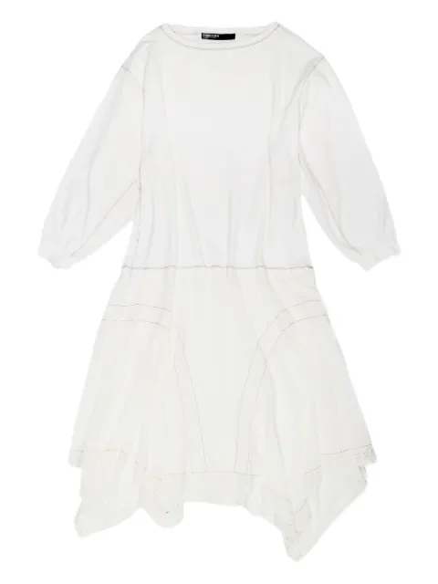 Bimba y Lola lace-trimmed cotton dress