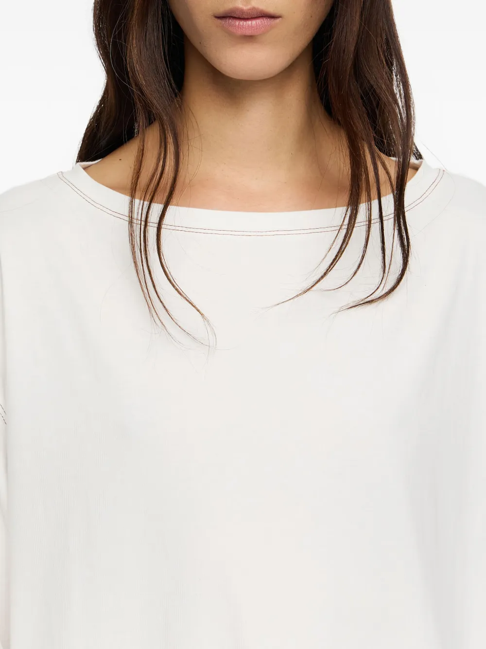 Bimba Y Lola Lace-trimmed Cotton Dress In White