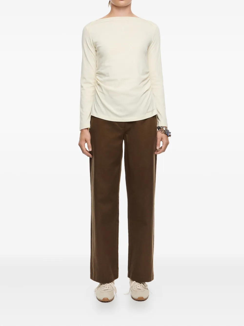 Bimba y Lola Broek met verborgen sluiting - Bruin
