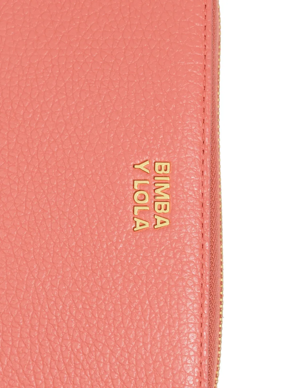 Bimba Y Lola Zip-around Leather Wallet In Pink