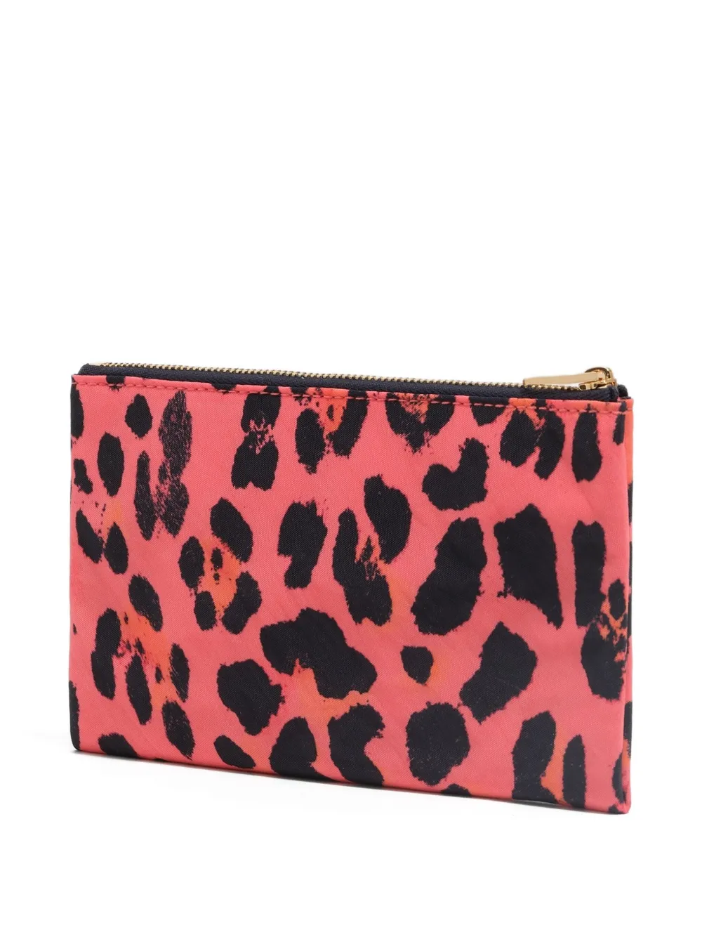 Bimba Y Lola Leopard-print Zip-around Purse In Pink