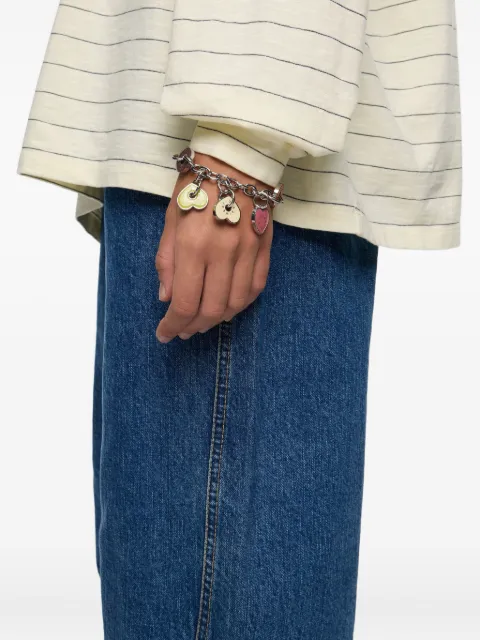 Bimba y Lola heart-charm chain bracelet