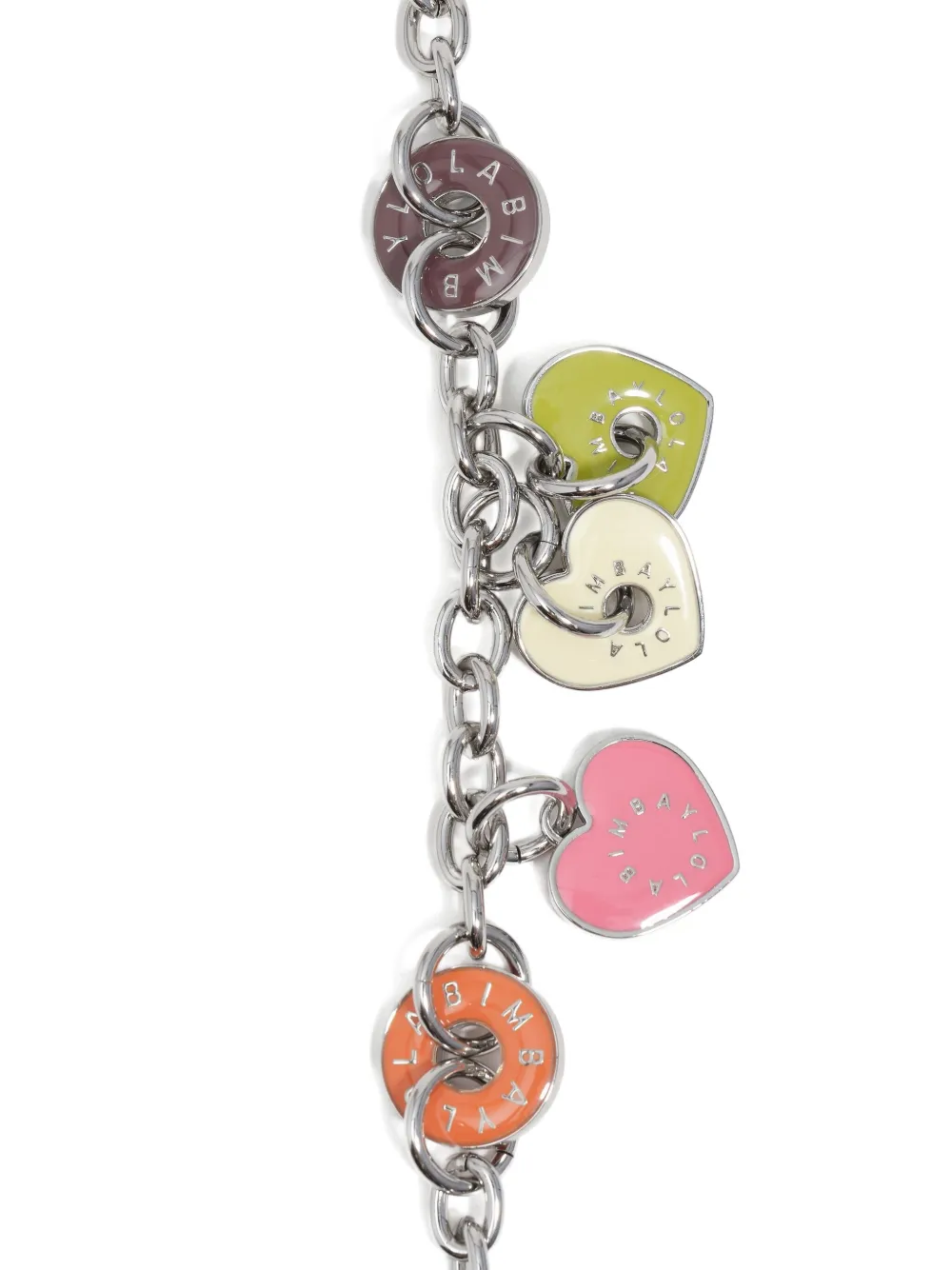 Bimba Y Lola Heart-charm Chain Bracelet In Neutral