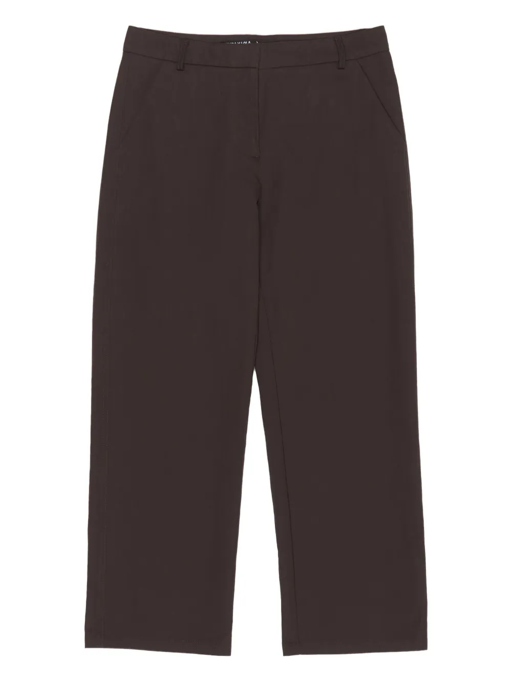 Bimba y Lola フラットフロント パンツ - ブラウン Bimba y Lola フラットフロント パンツ - ブラウン