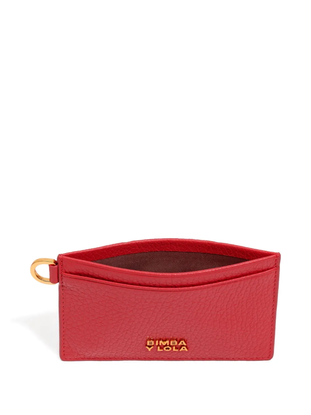 Bimba Y Lola Leather Cardholder In Pink