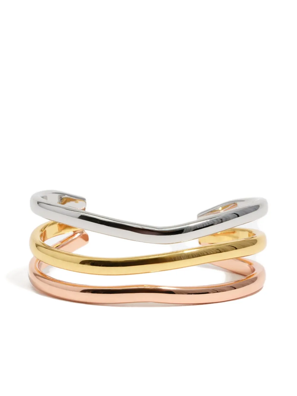 Bimba y Lola triple-band bracelet | Gold | Image 1