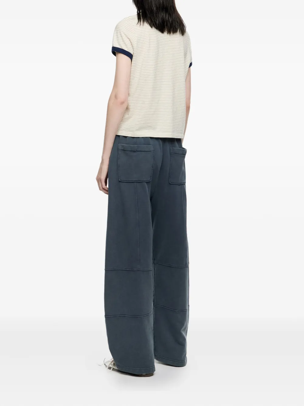Bimba Y Lola Panelled Drawstring Track Pants In Blue