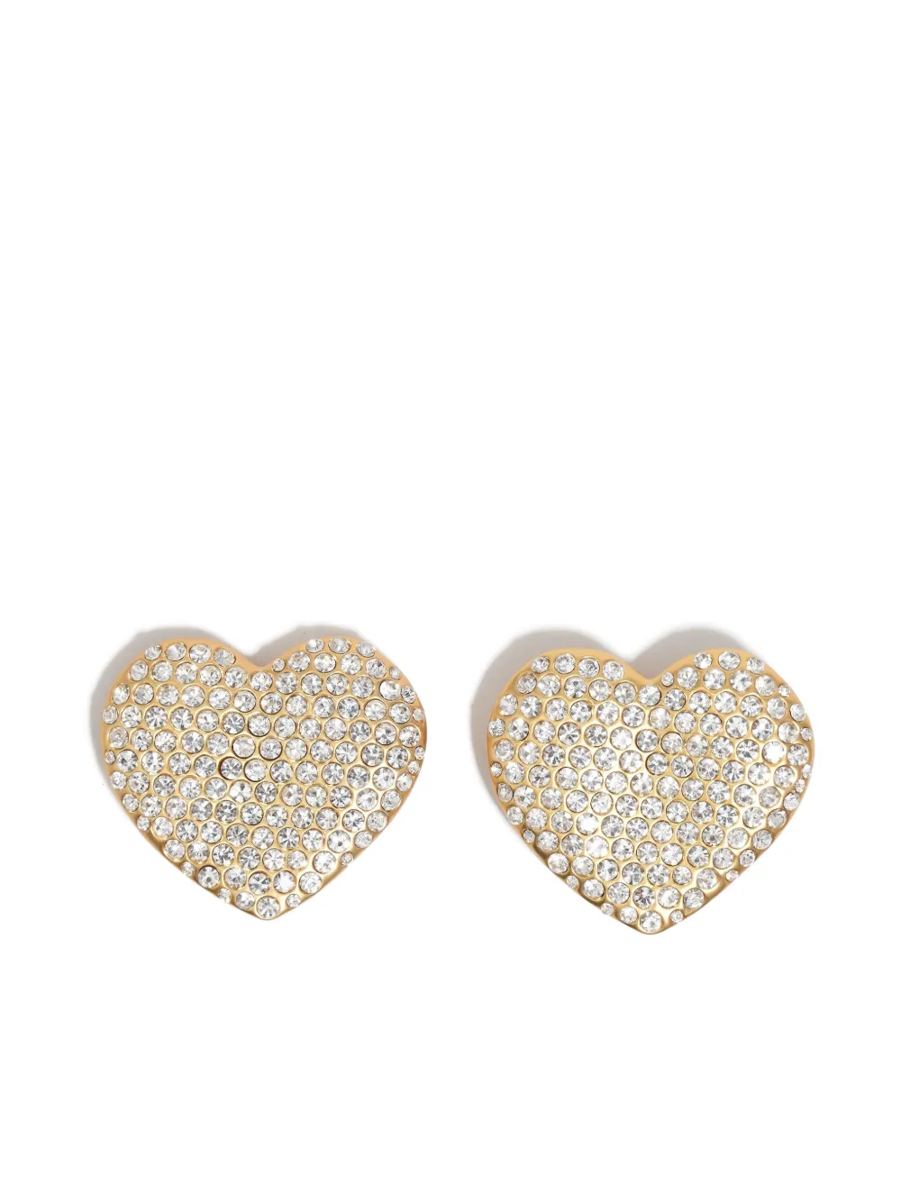 Bimba Y Lola Heart Earrings In Gold