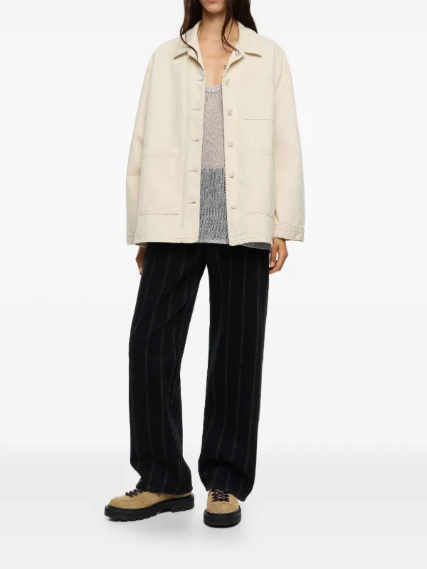 oversize ruched jacket