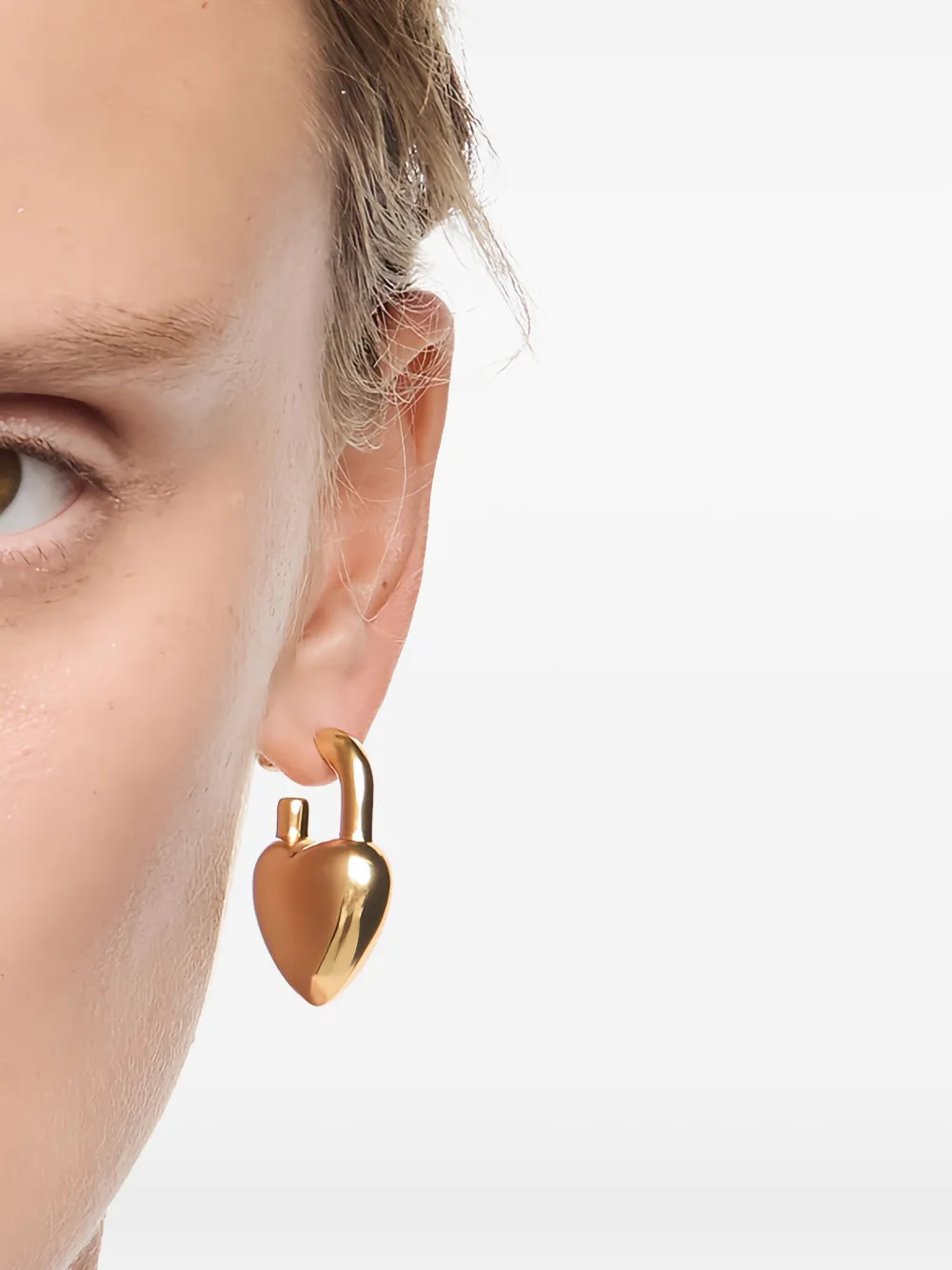 Bimba y Lola ハートパドロック ピアス - ゴールドトーン Bimba y Lola ハートパドロック ピアス - ゴールドトーン