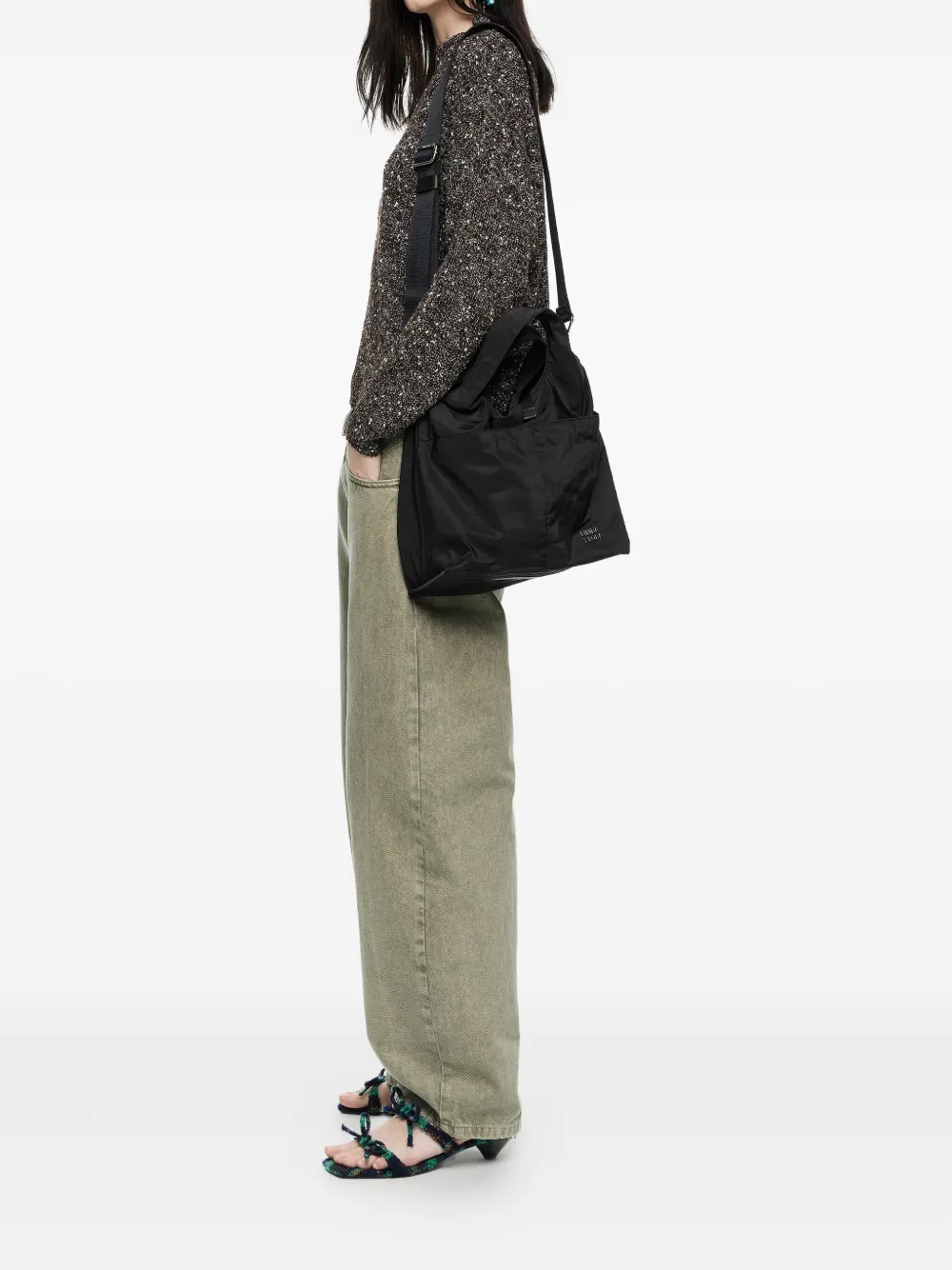 Bimba y Lola drawstring tote bag - Zwart