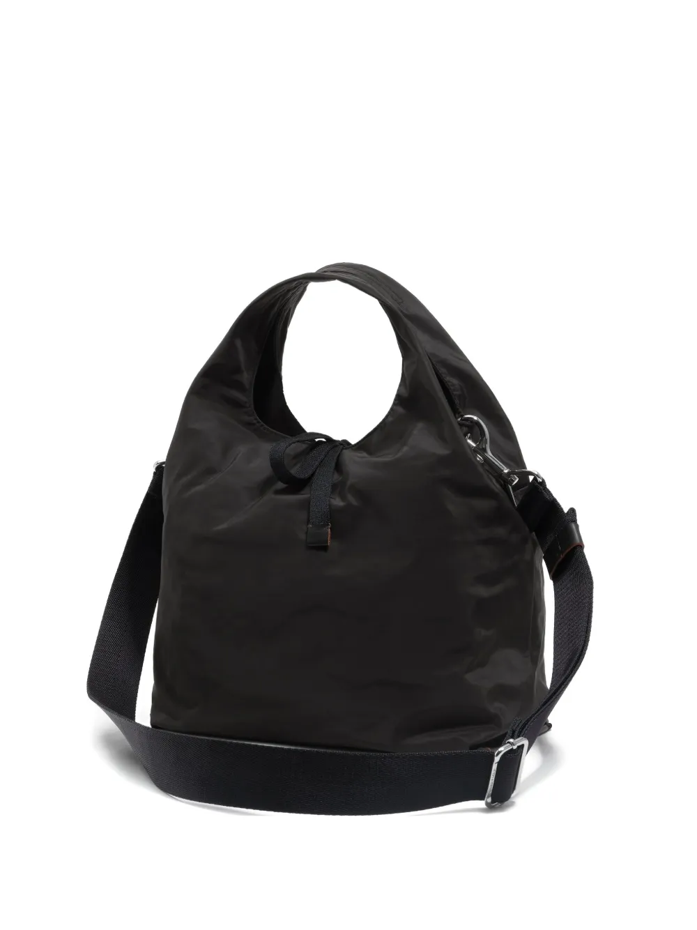 Bimba Y Lola Drawstring Tote Bag In Black