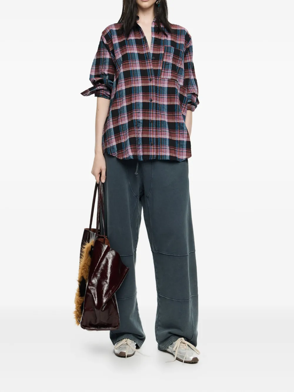 Bimba y Lola Blouse met lange mouwen - Rood