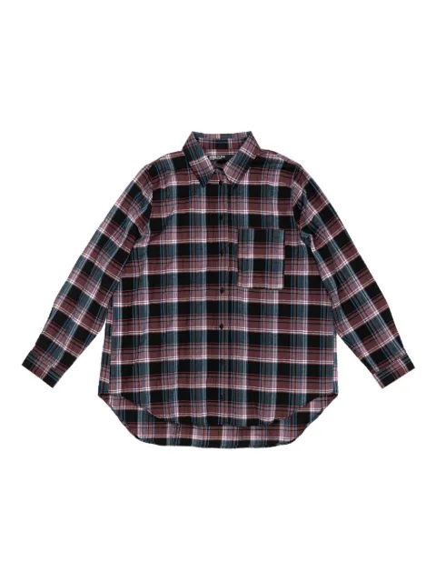 Bimba y Lola checked long-sleeve shirt