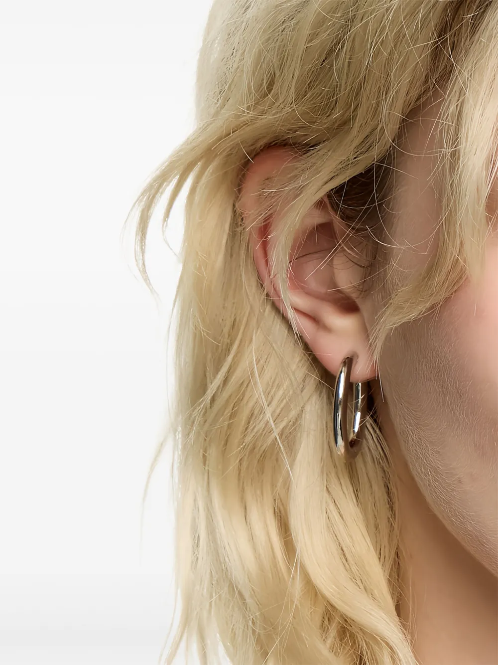Bimba y Lola フープピアス - シルバートーン Bimba y Lola フープピアス - シルバートーン