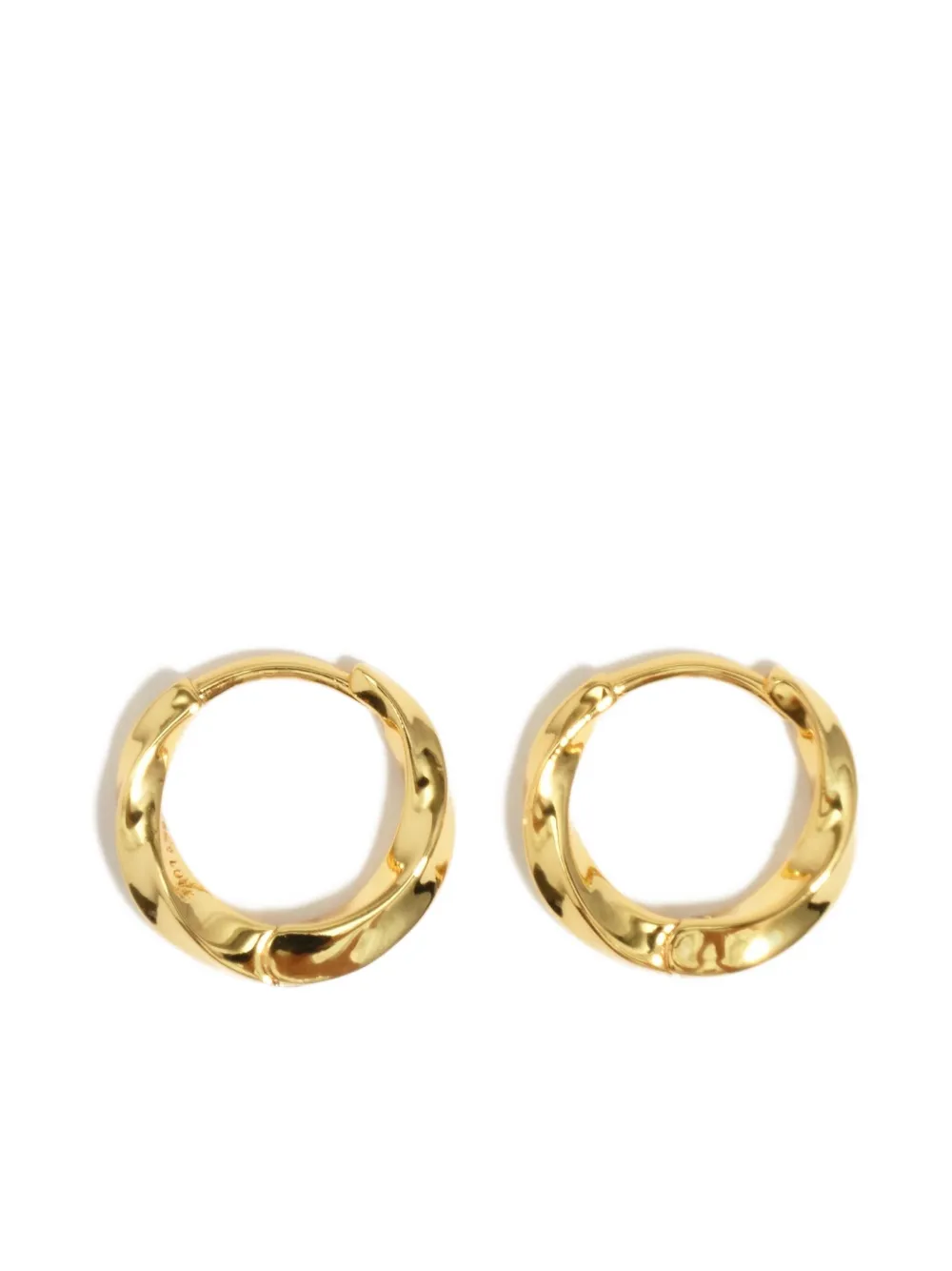 Bimba Y Lola Hoop Earrings In Gold