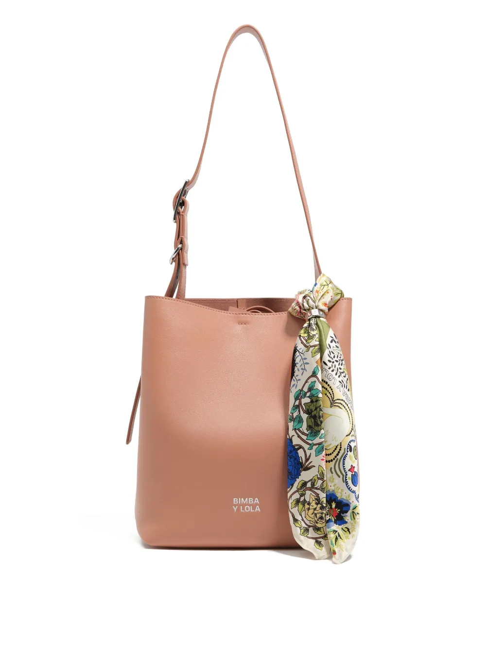 Bimba Y Lola Patchwork-design Keyring In Neutral