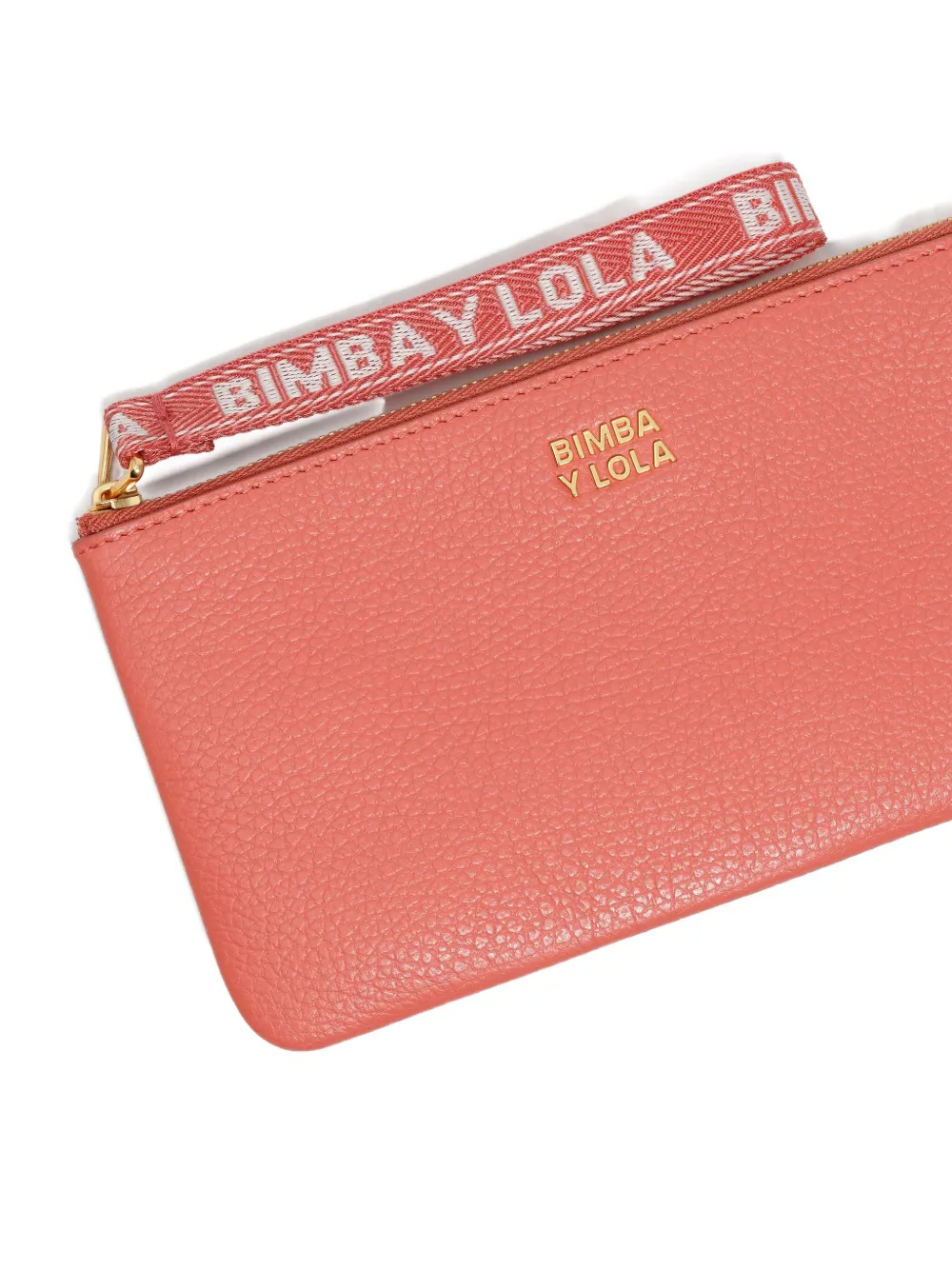 Bimba Y Lola Leather Zip-fastening Purse In Pink