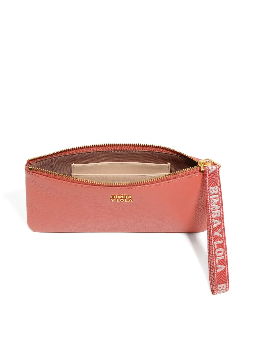 Bimba Y Lola Leather Zip-fastening Purse In Pink