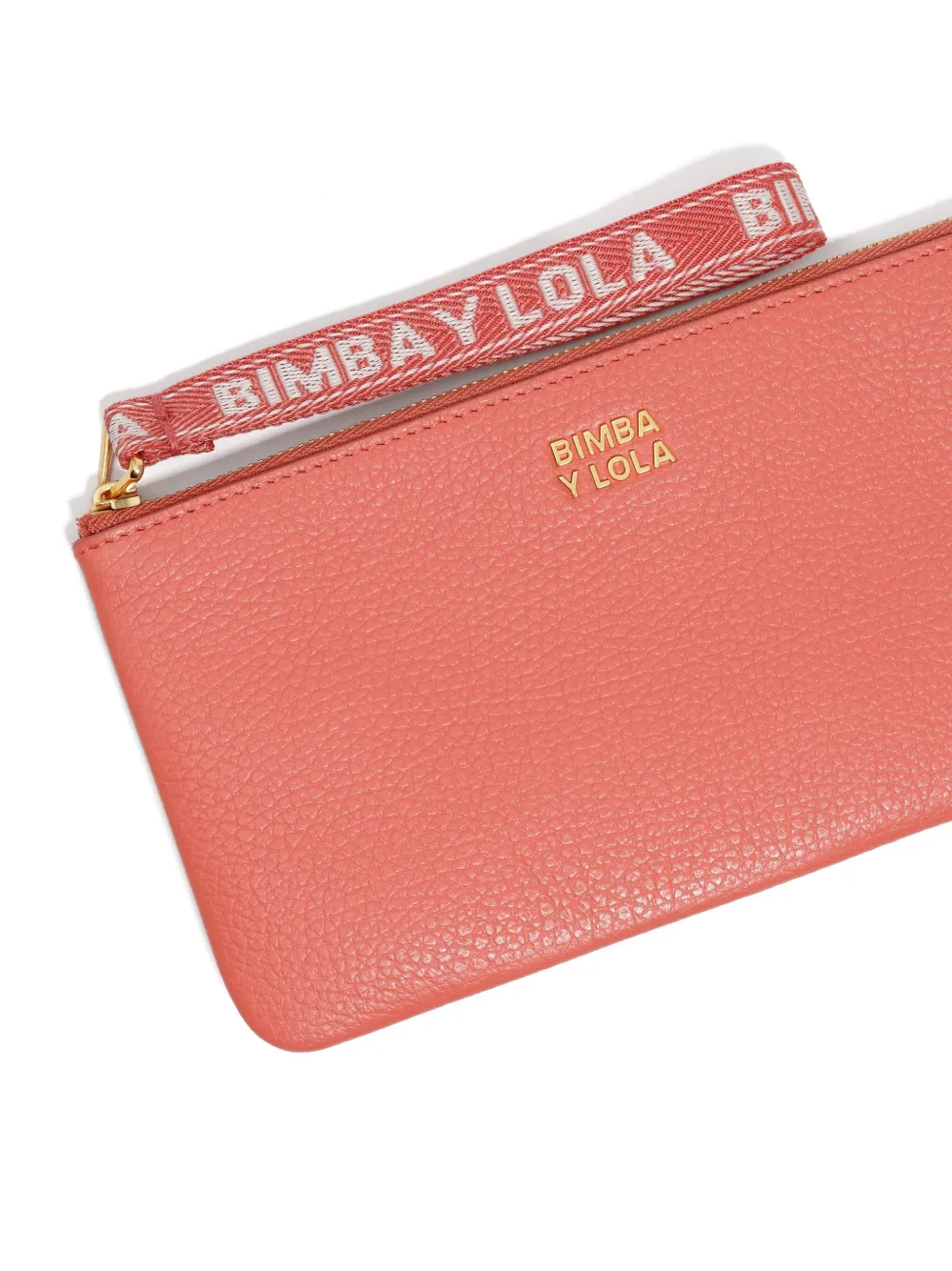 Bimba y Lola Leren portemonnee met ritssluiting Roze