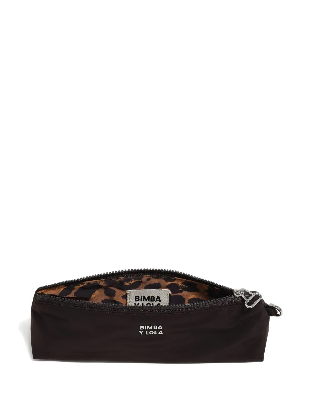 Bimba Y Lola Logo-plaque Make-up Case In Black