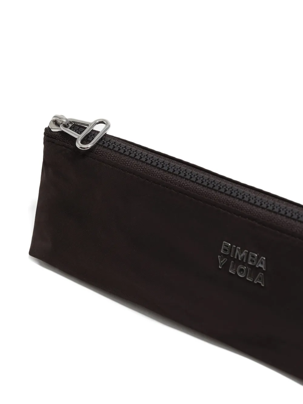 Bimba Y Lola Logo-plaque Make-up Case In Black