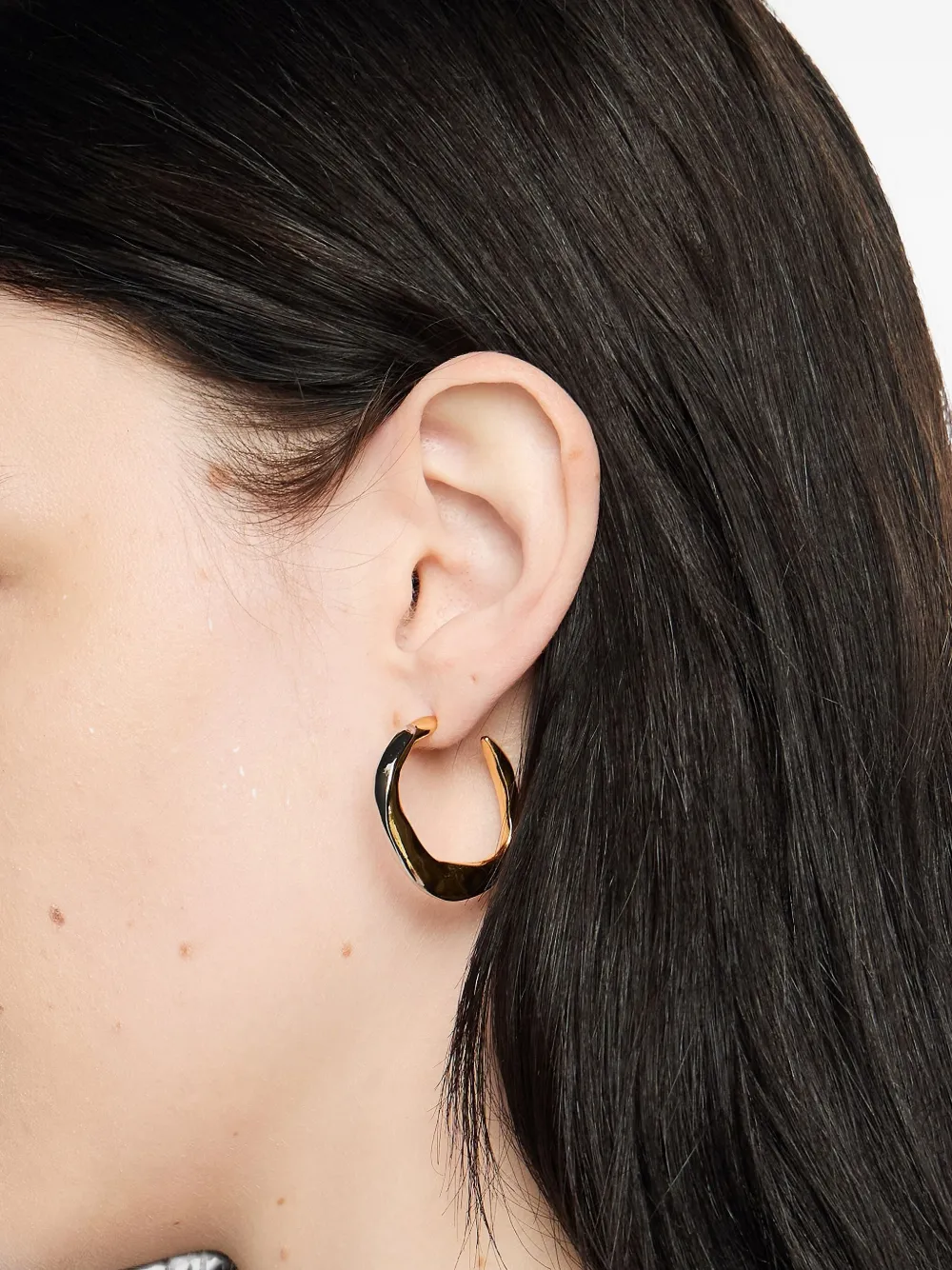 Bimba Y Lola Hoop Earrings In Gold