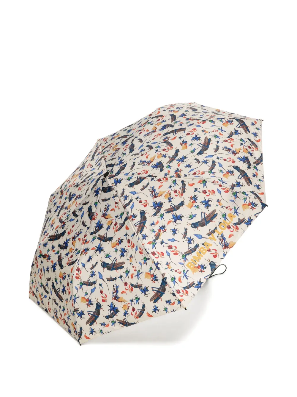 Bimba y Lola insect-print floral umbrella - Geel