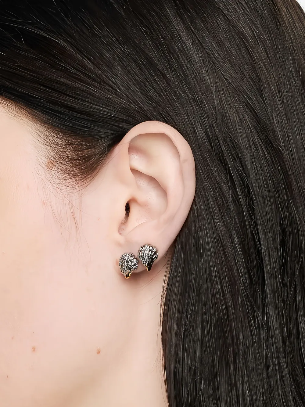 Bimba y Lola brass Eagle Head earrings | Image 2