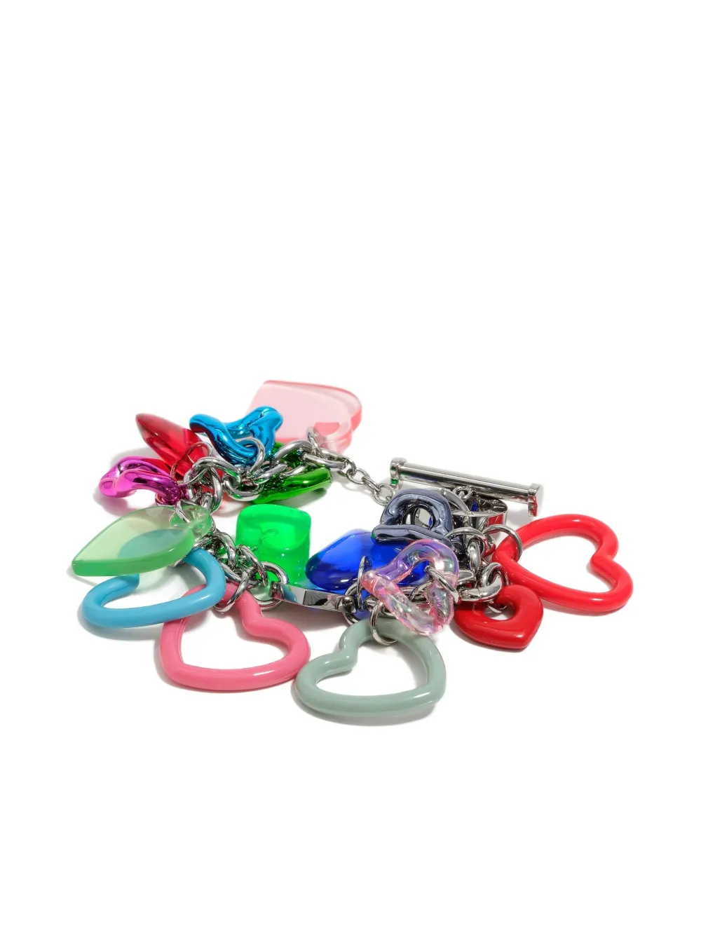 Bimba Y Lola Multicolor-hearts Bracelet In Multi