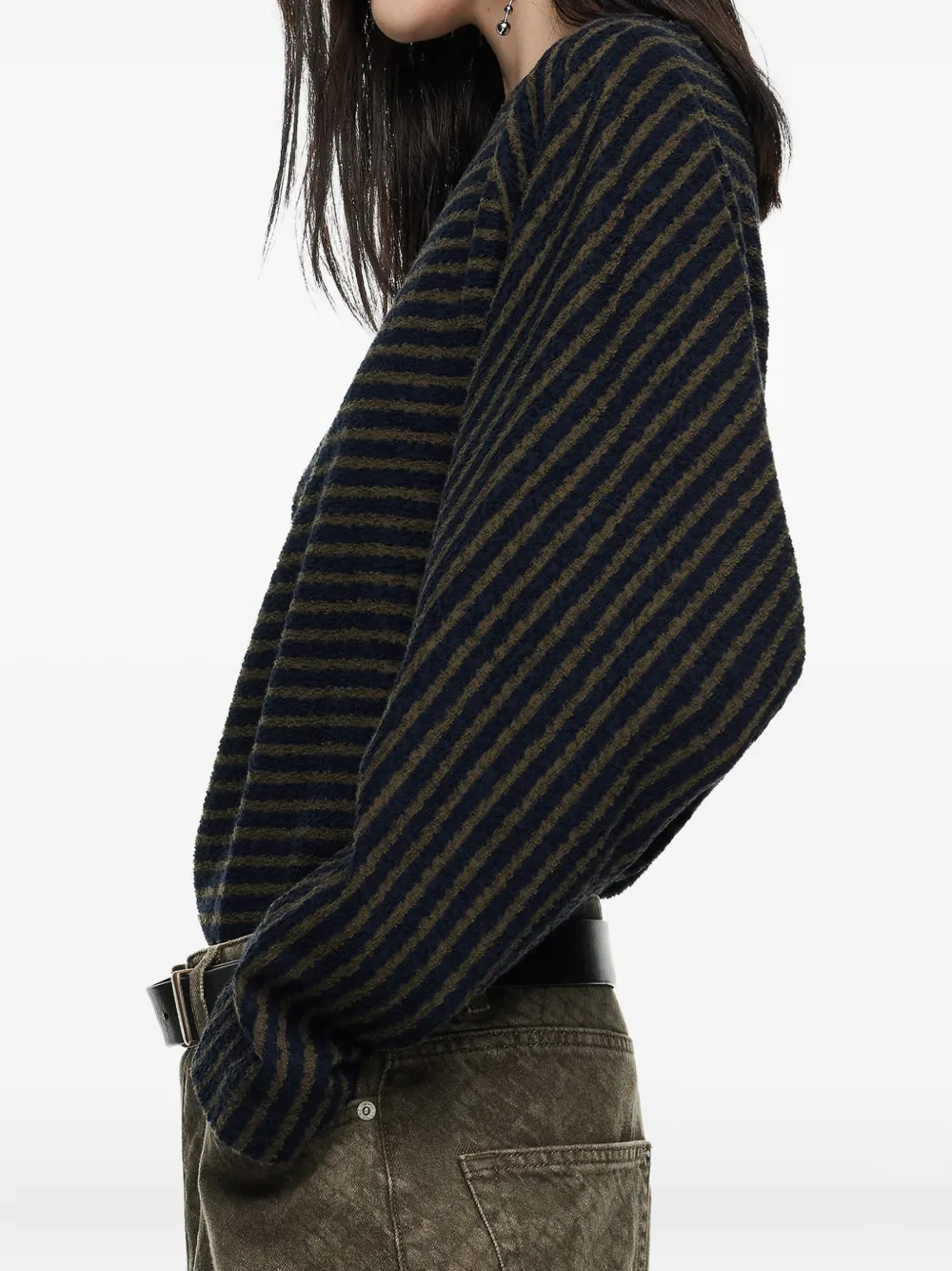 Bimba Y Lola Raglan-sleeve Long-sleeve T-shirt In Black