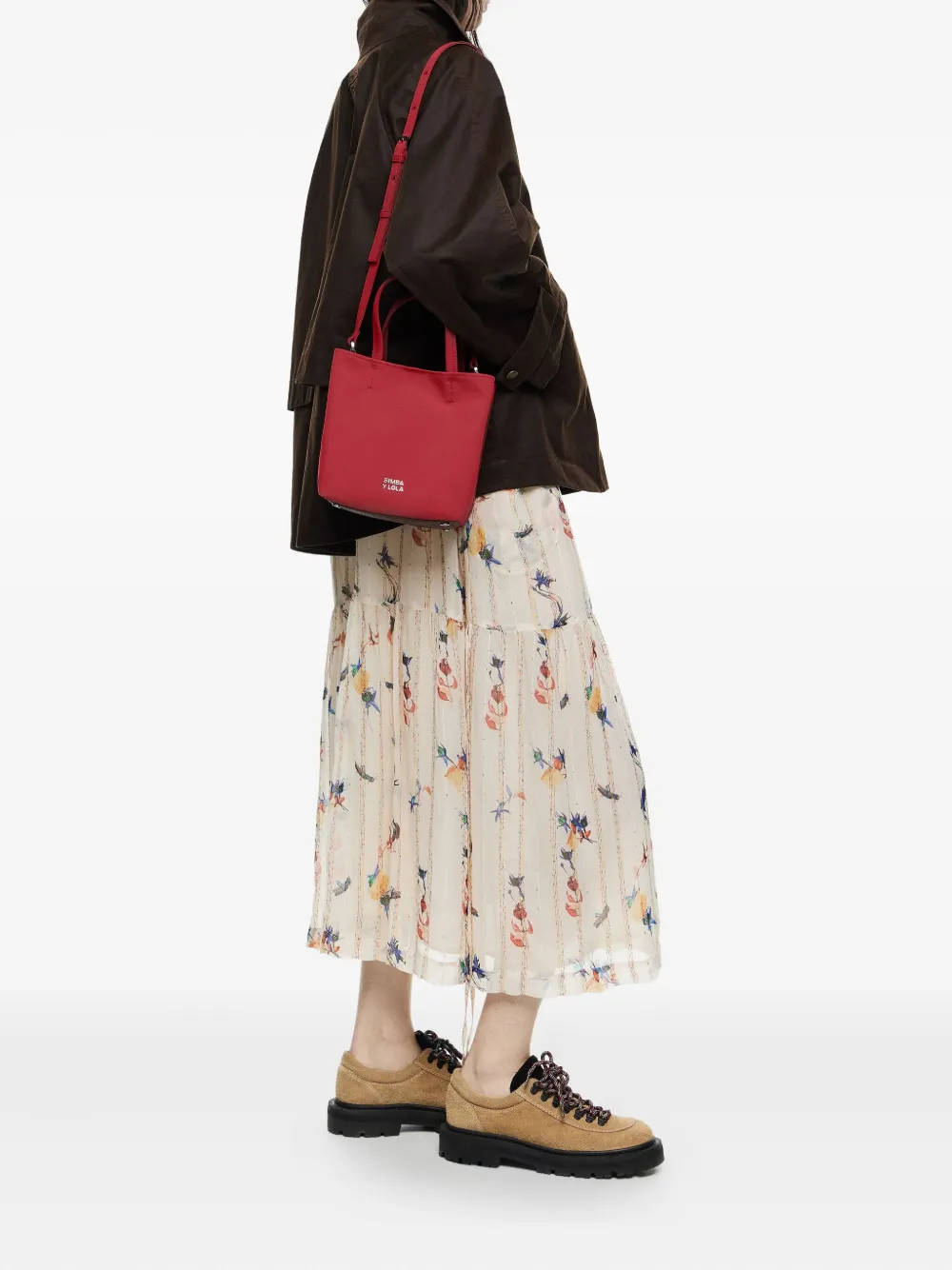 Bimba y Lola Boekentas met handgreep - Rood
