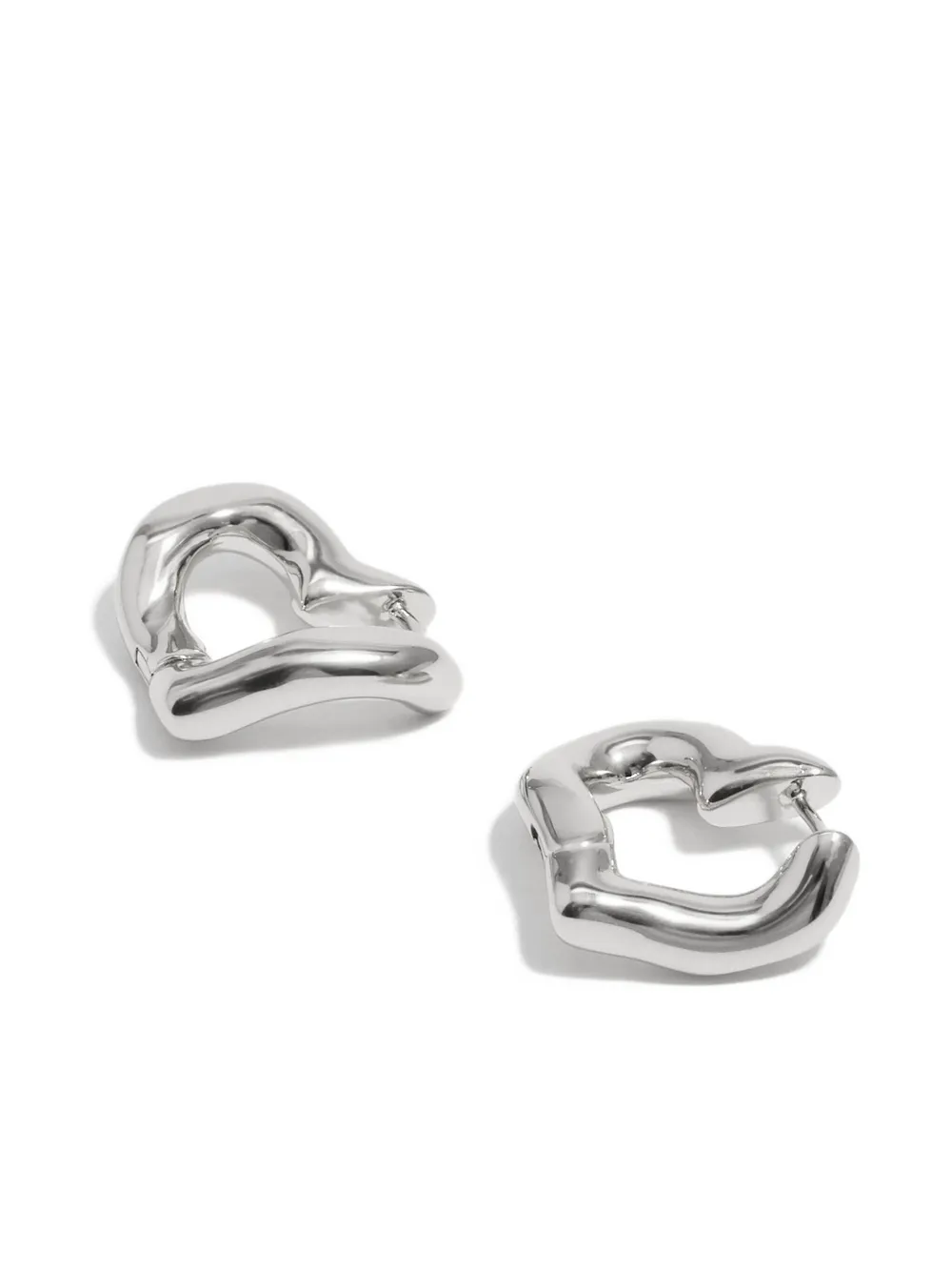 Bimba y Lola heart hoop earrings | Image 2