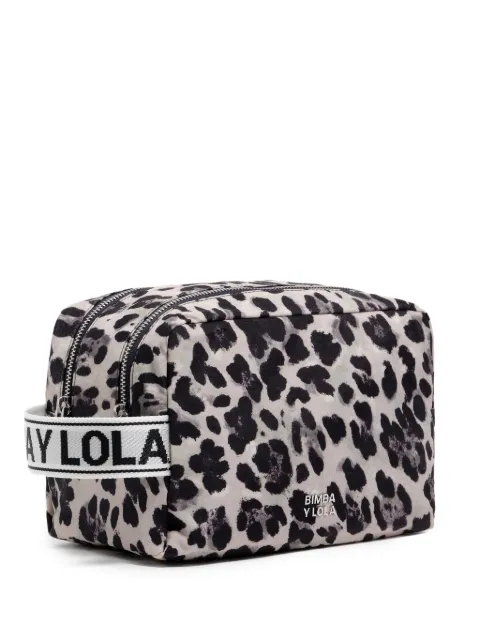 Bimba y Lola cosmetiquera con estampado de leopardo