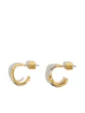 Bimba y Lola two-tone hoop earrings - Gold