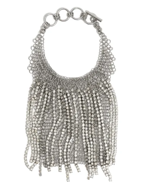 Bimba y Lola crystal-embellished chain-link necklace