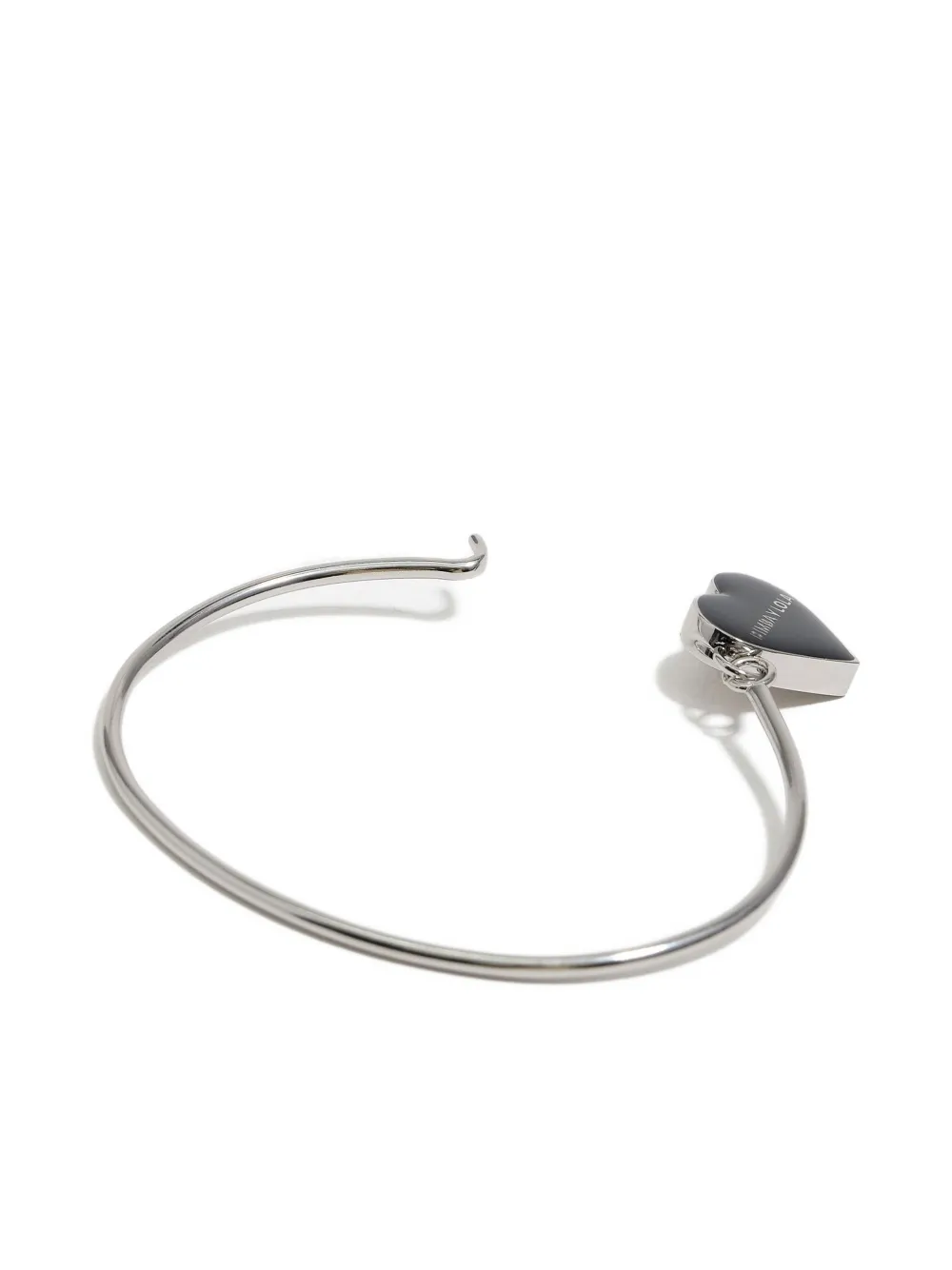 Bimba Y Lola Heart-charm Bracelet In Black